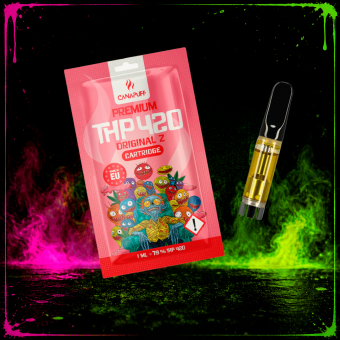 THP420 Cartucho 510 Original Z 79% 1ml: bayas dulces y uva oscura con toque cítrico de pomelo. Ficha con detalles y FAQs.