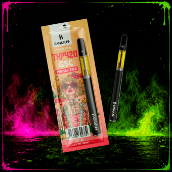 THP420 Cartucho + Pen 510 GSC 79% 1ml: perfil dulce tipo galleta y crema con toque especiado. Ficha con detalles y FAQs.