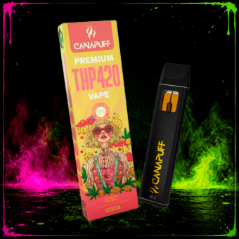 THP420 Vaper desechable GSC 79% 1ml: perfil dulce tipo galleta y crema con toque especiado. Ficha con detalles y FAQs.
